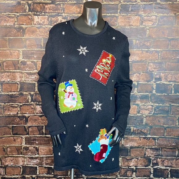 Holiday Editions Beautiful Christmas Sweater - Picture 1 of 6